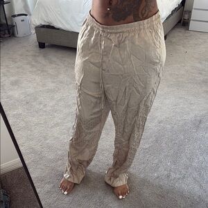 H&M Women's Beige Track Pants